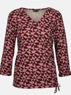 Damen Shirt mit Alloverprint