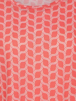 Damen Shirt mit Alloverprint