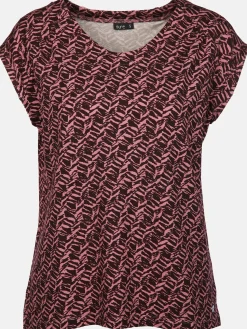 Damen Shirt mit Alloverprint