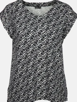 Damen Shirt mit Alloverprint