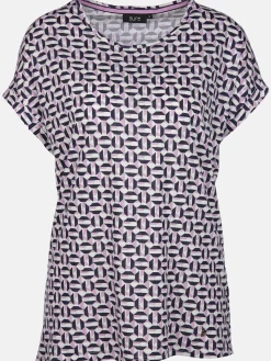 Damen Shirt mit Alloverprint