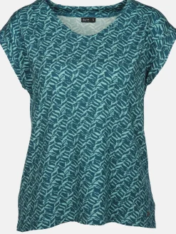 Damen Shirt mit Alloverprint