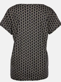 Damen Shirt mit Alloverprint