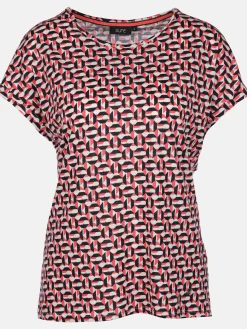 Damen Shirt mit Alloverprint