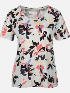 Damen Shirt mit Alloverprint