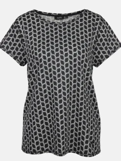 Damen Shirt mit Alloverprint