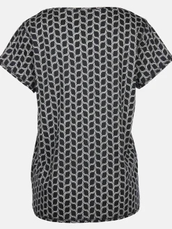 Damen Shirt mit Alloverprint