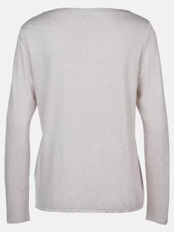 Damen Shirt mit geflocktem Print