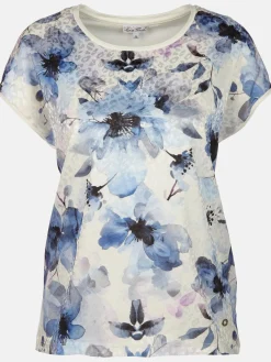 Damen Shirt mit Glanzeffekt