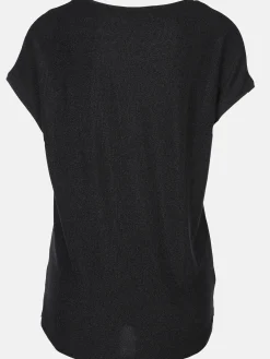 Damen Shirt mit Glitzereffekt
