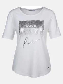 Damen Shirt mit Glitzerprint