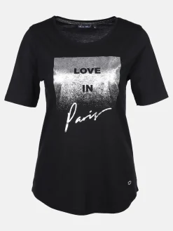 Damen Shirt mit Glitzerprint