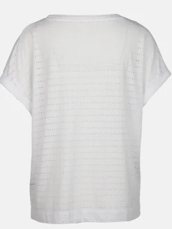 Damen Shirt mit Lochmuster