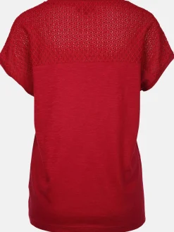Damen Shirt mit Spitze