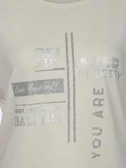 Damen Shirt mit Strassapplikationen