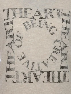 Damen Shirt mit Strassapplikationen