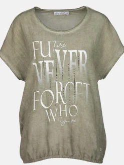 Damen Shirt mit Strassapplikationen