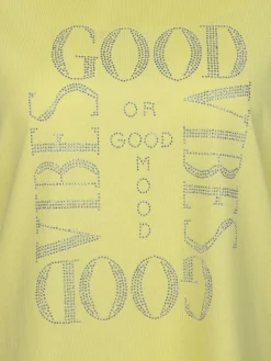 Damen Shirt mit Strassbesatz