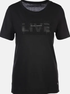 Damen Shirt mit Strassbesatz