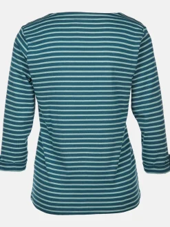 Damen Shirt mit Streifenoptik