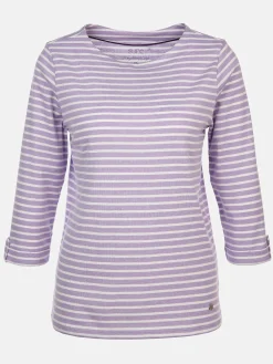 Damen Shirt mit Streifenoptik