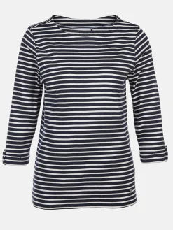 Damen Shirt mit Streifenoptik