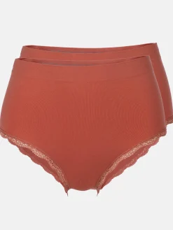 Damen Slip im 2er Pack ohne Nähte