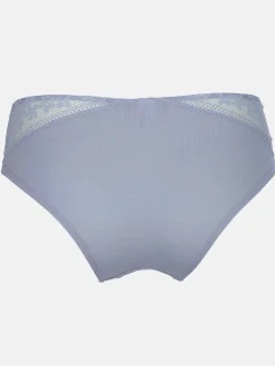 Damen Slip mit Spitzenbesatz