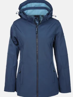Damen Softshelljacke mit Kapuze
