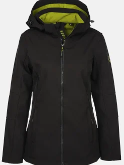 Damen Softshelljacke mit Kapuze