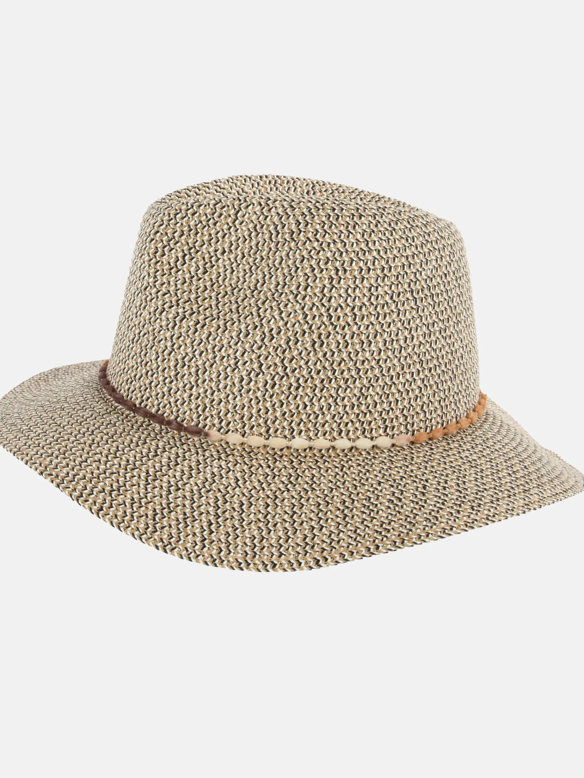 Damen Sonnenhut mit Zierband