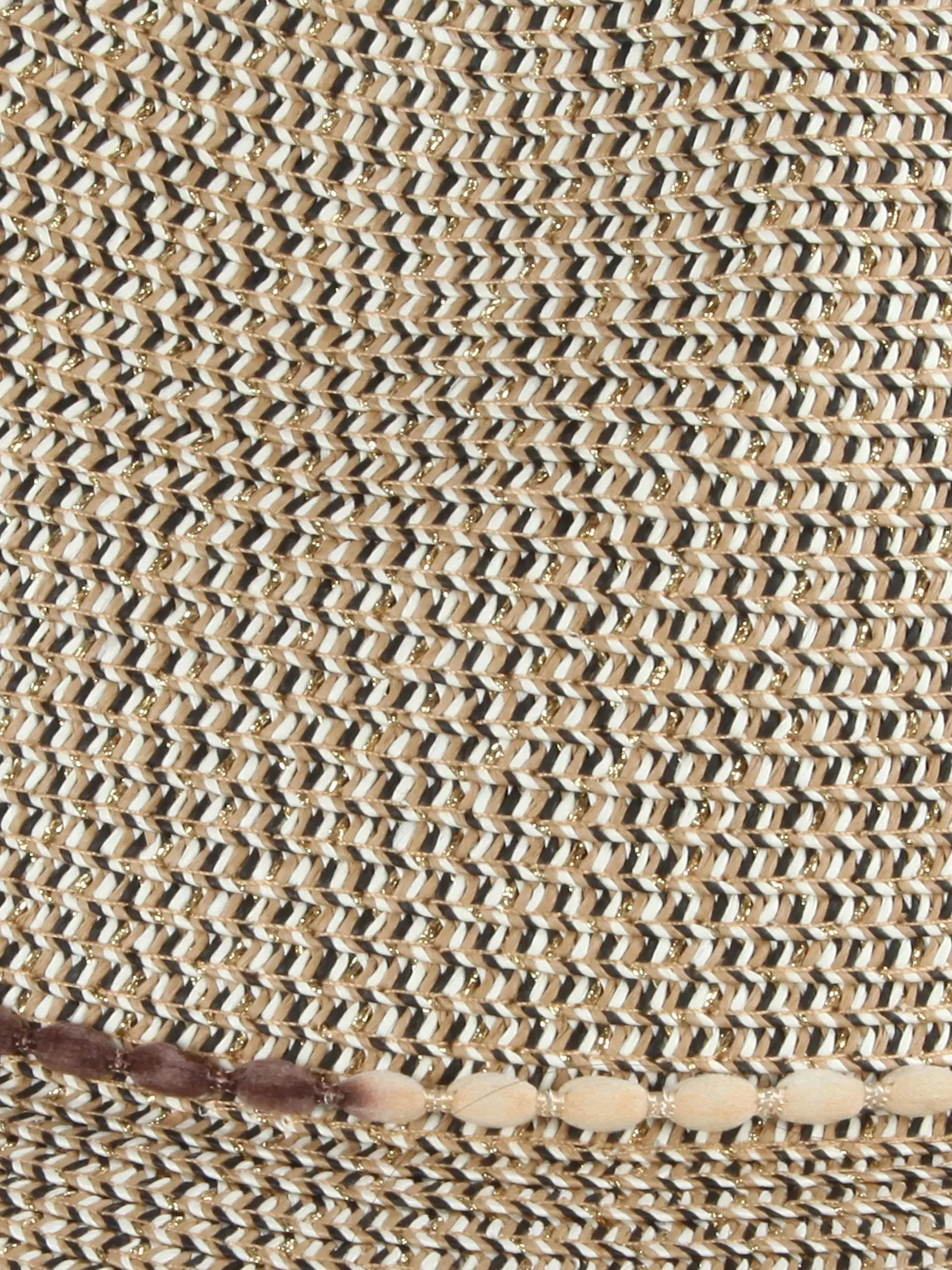 Damen Sonnenhut mit Zierband