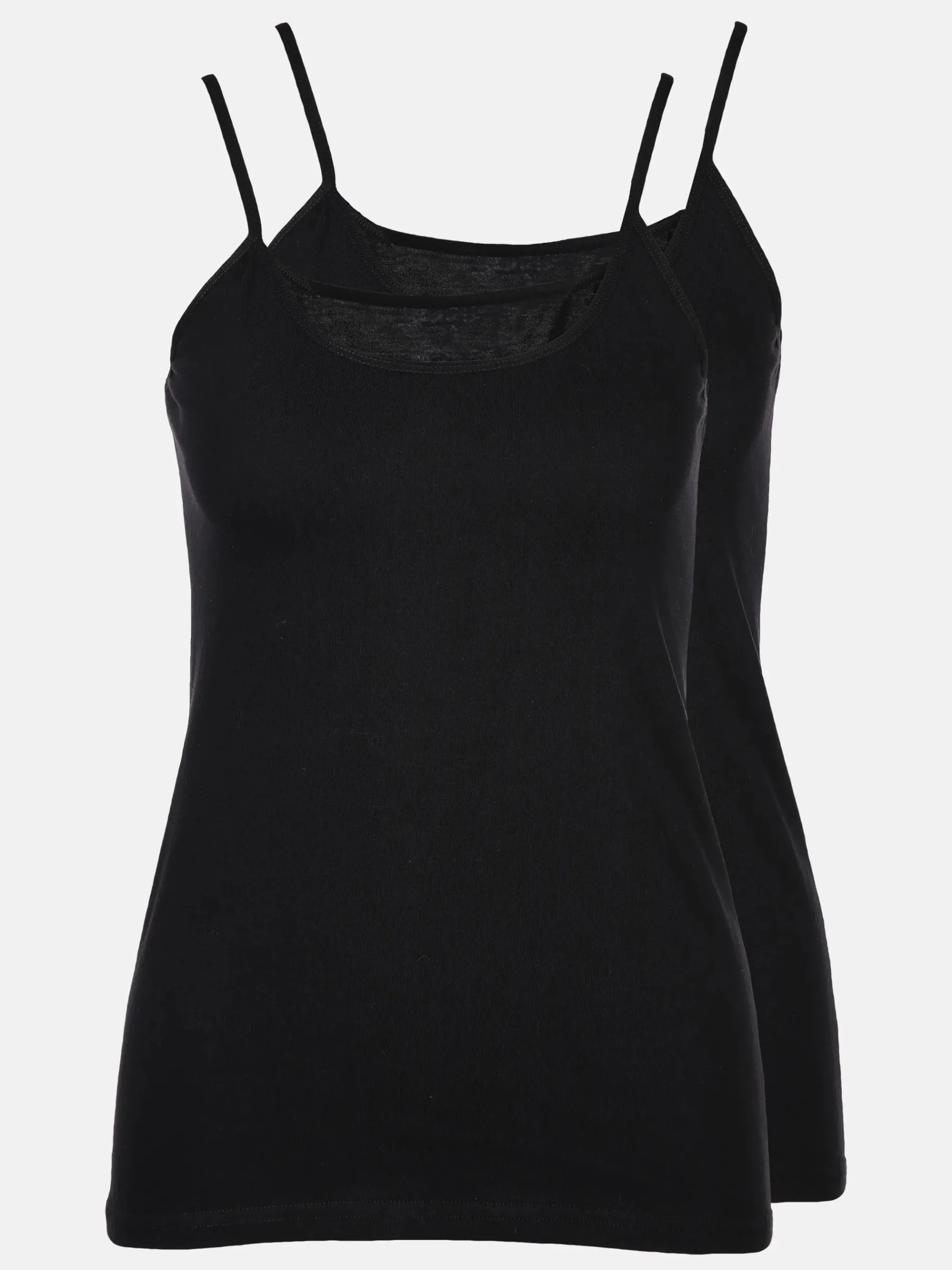 Damen Spaghettiträger Unterhemd im 2er Pack