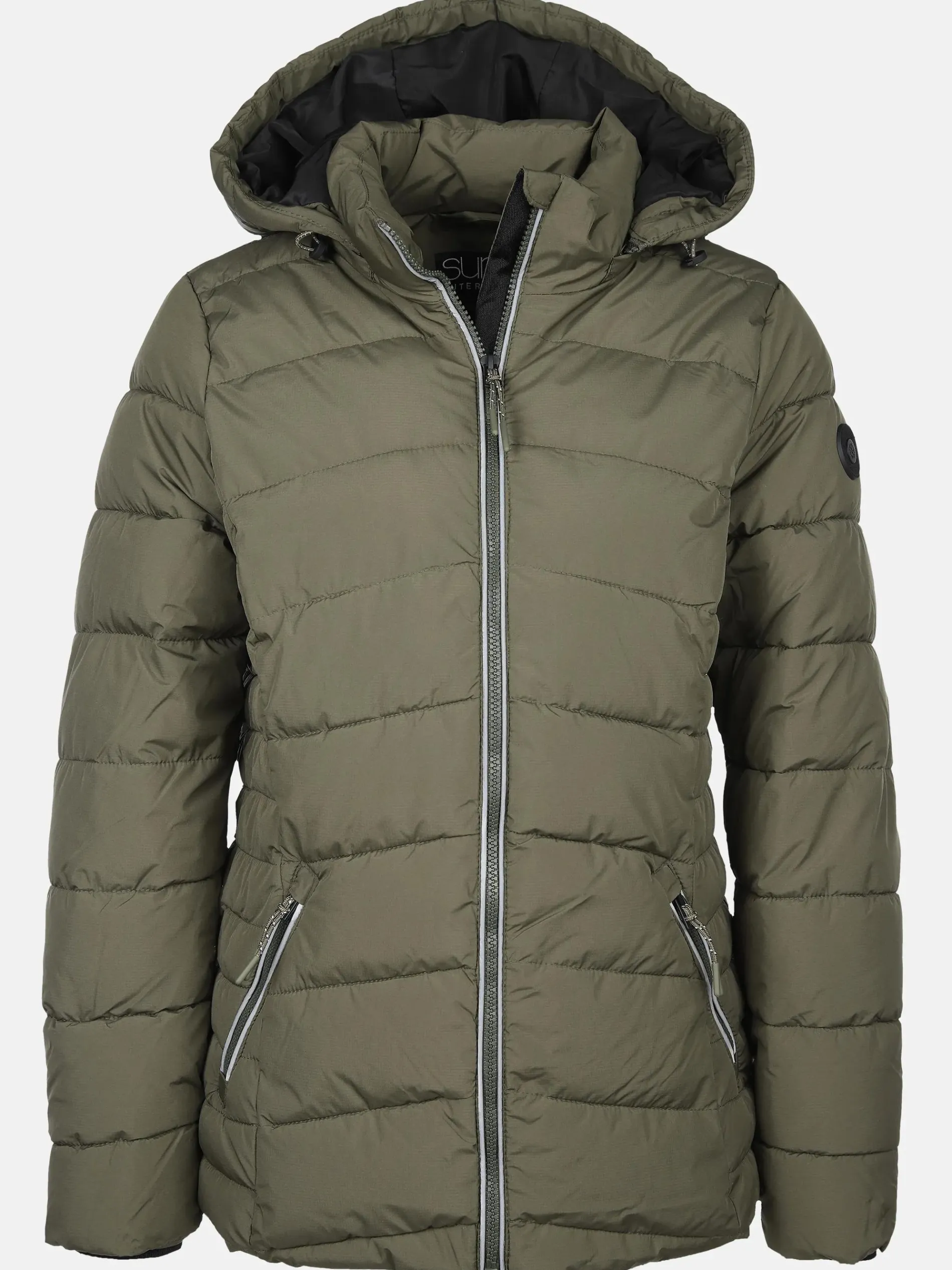 Damen Steppjacke mit Kapuze