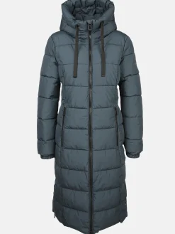 Damen Steppmantel mit Kapuze