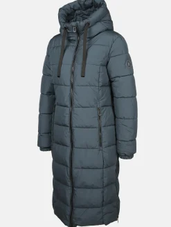 Damen Steppmantel mit Kapuze