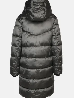 Damen Steppmantel mit Kapuze