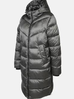 Damen Steppmantel mit Kapuze