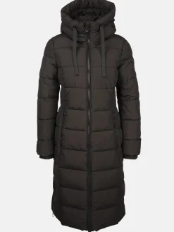 Damen Steppmantel mit Kapuze