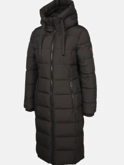 Damen Steppmantel mit Kapuze