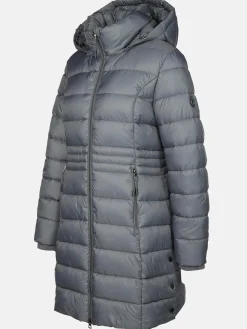 Damen Steppmantel mit Kapuze