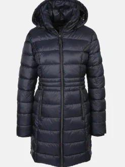 Damen Steppmantel mit Kapuze