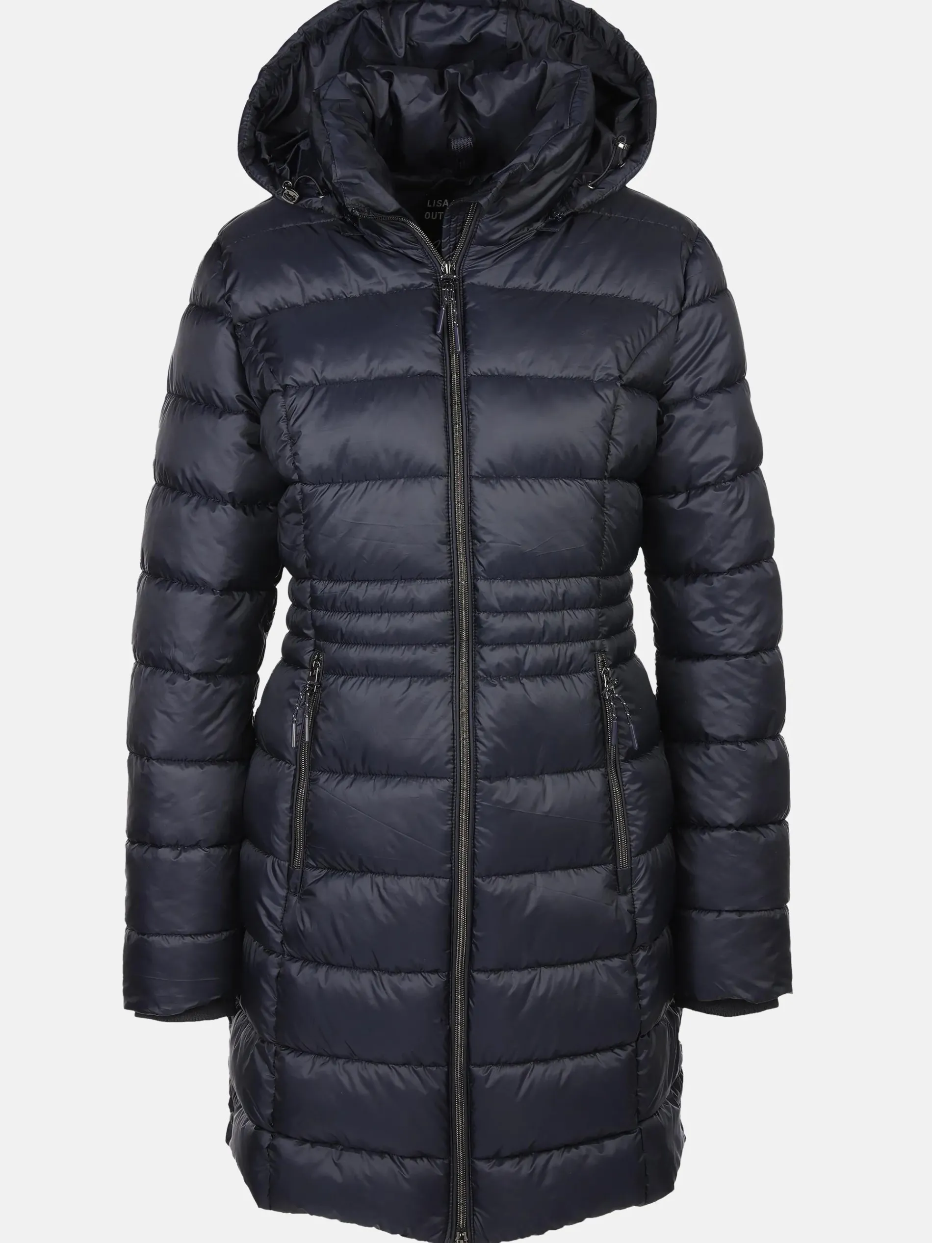 Damen Steppmantel mit Kapuze