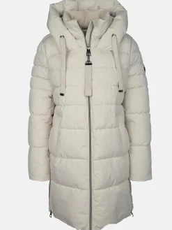 Damen Steppmantel mit Kapuze