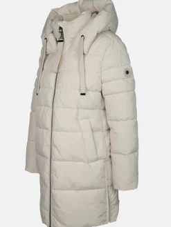 Damen Steppmantel mit Kapuze