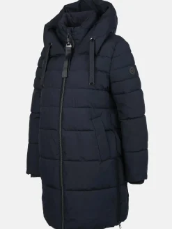 Damen Steppmantel mit Kapuze