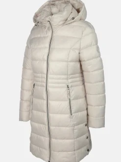 Damen Steppmantel mit Kapuze