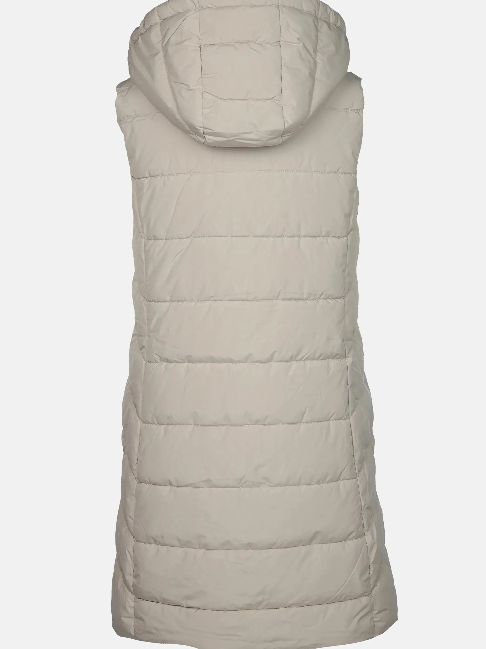 Damen Steppweste in langer Form