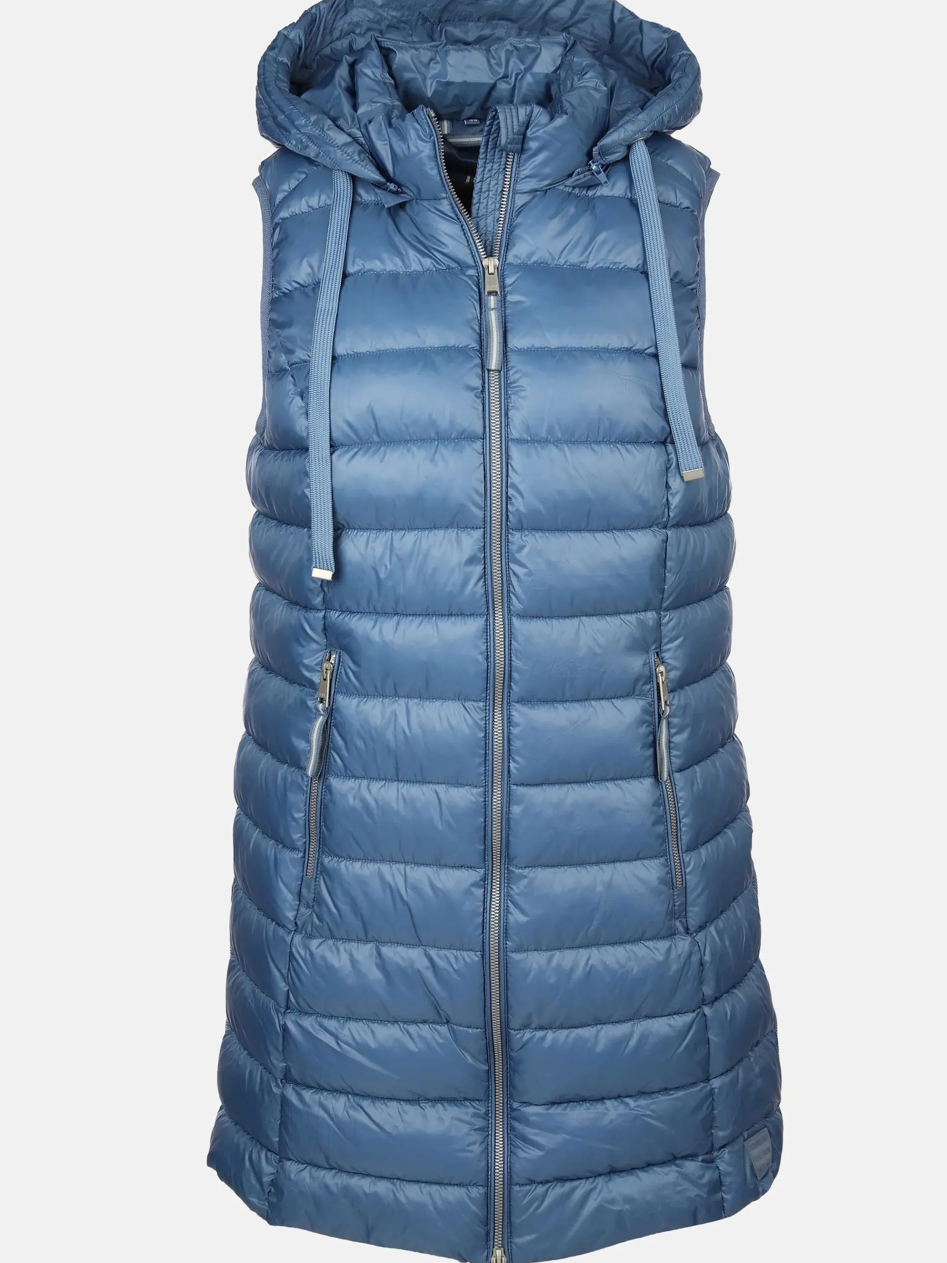 Damen Steppweste mit abnehmbarer Kapuze