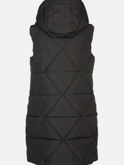 Damen Steppweste mit Kapuze